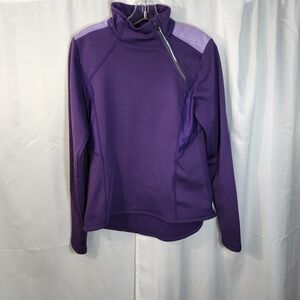 Lole Size Large Purple Neck Side Zip